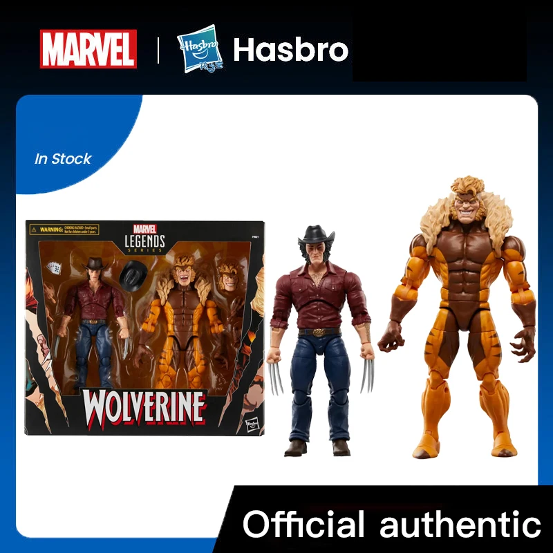 Hasbro Marvel Legends Series Marvel's Logan Vs Sabretooth 50 Yrars Suit Action Figure Model Collectible Toy New in Stock