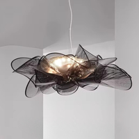 Nordic Classic Ceiling lamps Black/White PVC Modern Designer Lamp Bedroom Home Decor Lighting Dining Room LED Pendant Lights