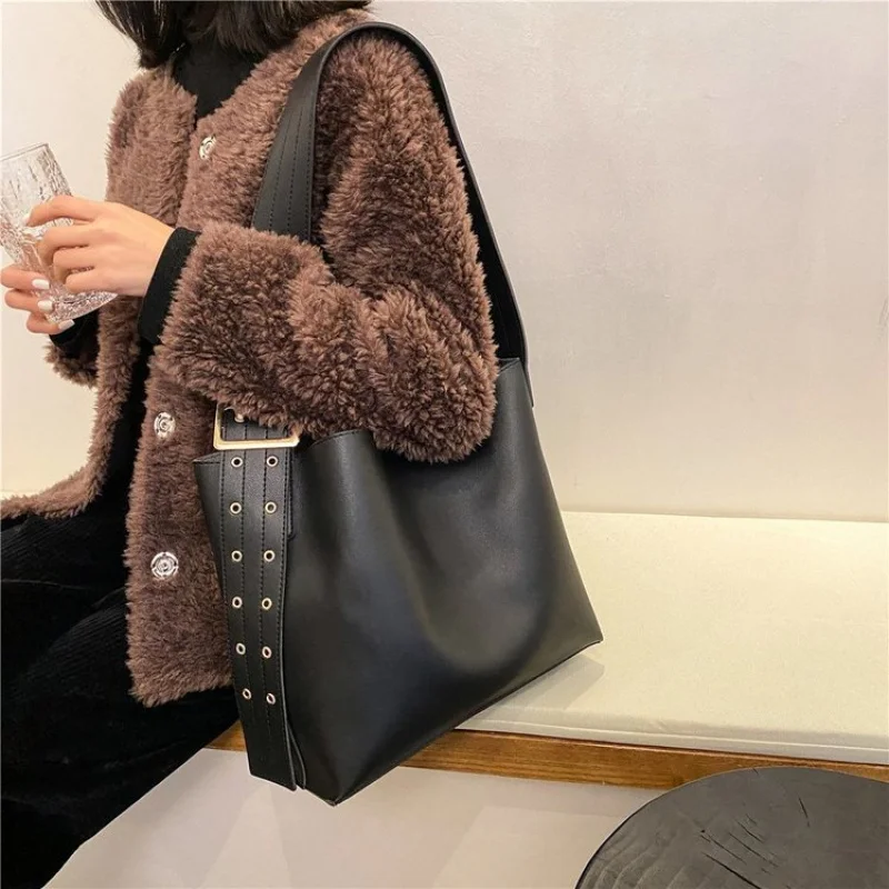 

High-Quality Leather Messenger Bag Women's, Crossbody Shoulder Handbag Tote, Luxury Brand Famous Designer, Classic Elegant