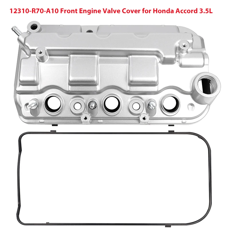 Aluminium Front Rear Engine Valve Cover 12320-R70-A10 12320R70A00 for Honda Accord Ridgeline Odyssey Acure TL Coupe Sedan 3.5L