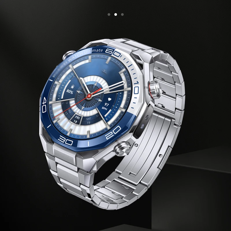 22-mm-Armband aus Titan für die HUAWEI WATCH Ultimate 2, mit Schnellverschluss, passend für Huawei Watch 5, 4/GT 7 Pro, GT6, 5, 4, 3, 2, 46 mm. – Detail 5