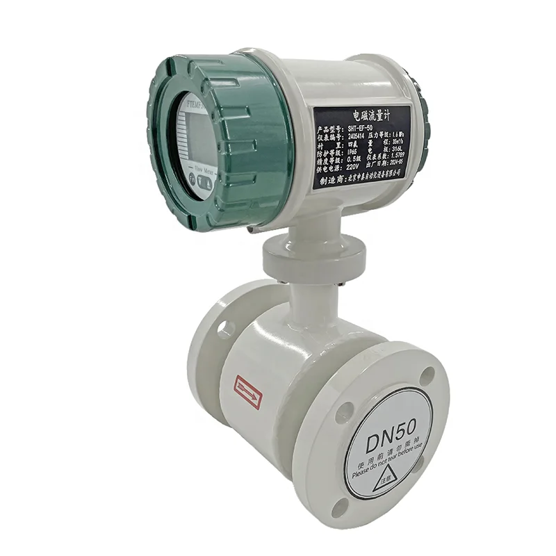 Factory Price Digital Water Flowmeter Liquid Diesel Water Electromagnetic Flowmeter