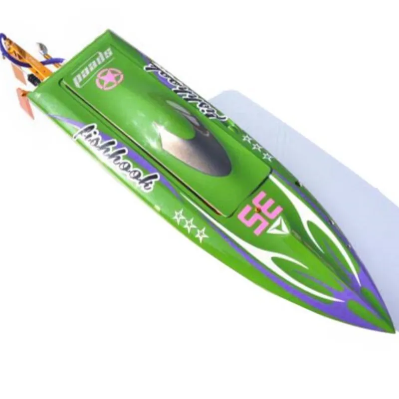 High Speed H625 Fiber Glass Green Electric Race PNP RC Boat W/ Motor Servo ESC W/O Battery Toucan Toys for Gifts TH02645-SMT8