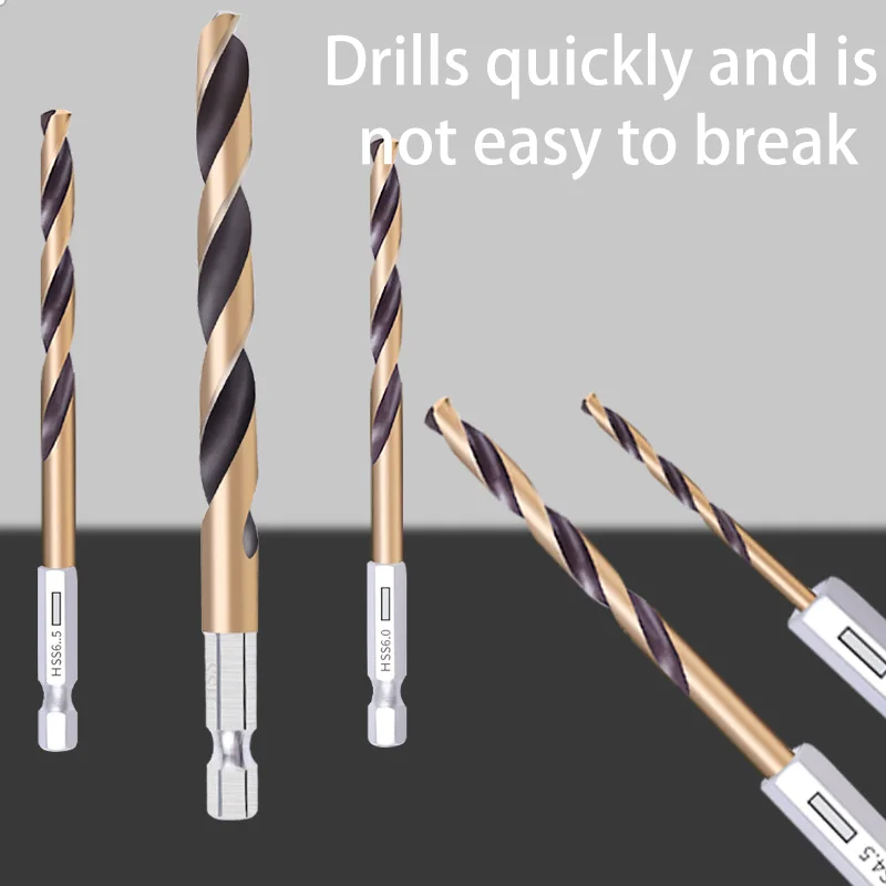 لقم الثقب السداسي الملتوي - سبائك الكوبالت للفولاذ المقاوم للصدأ والحديد، صلابة عالية