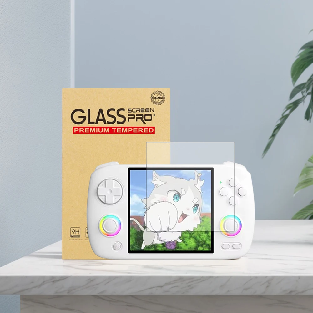 9H HD Tempered Glass Screen Protector Film Anti-Scratch Tempered Glass Film High Touch Sensitivity for Anbernic RG CubeXX