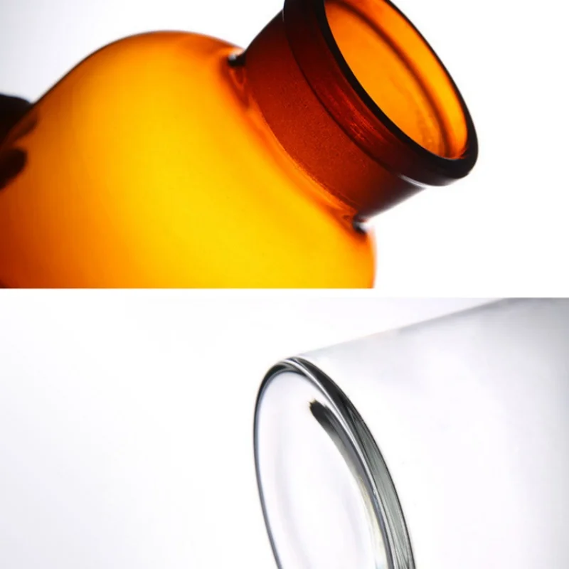 زجاجة مختبر زجاجية من HAITING 60-1000 مل مع مستلزمات مختبر زجاجة كحول كاشف الغطاء