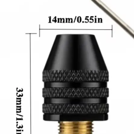 Small Drill Chuck 0.3-3.2mm Collet Adapter With 3.17mm Shank For Electric Drill Bit Fixture Clamp Metal Tool Accessories