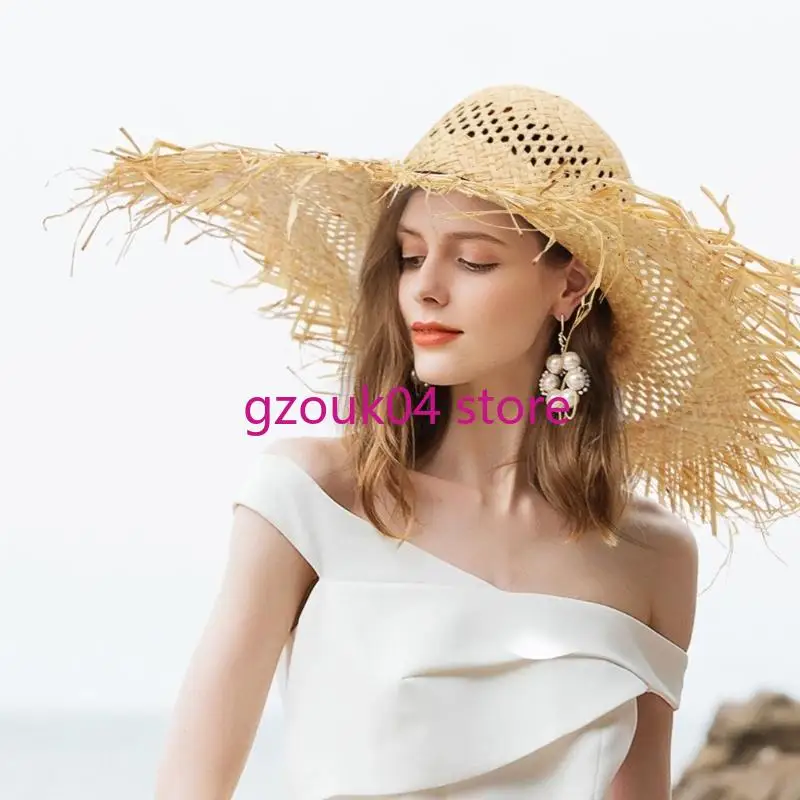 

68TD Широкая пограничная шляпа минималисты шляпа Quick Drying Hat Personality Acssairty Hat для сада мероприятия