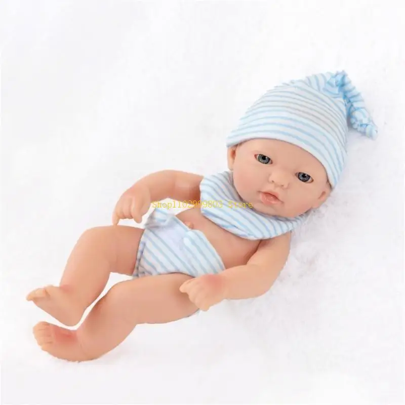 Reborns réalistes Small Baby Doll Life Like Infant Doll Educational Toy 18cm J0mf