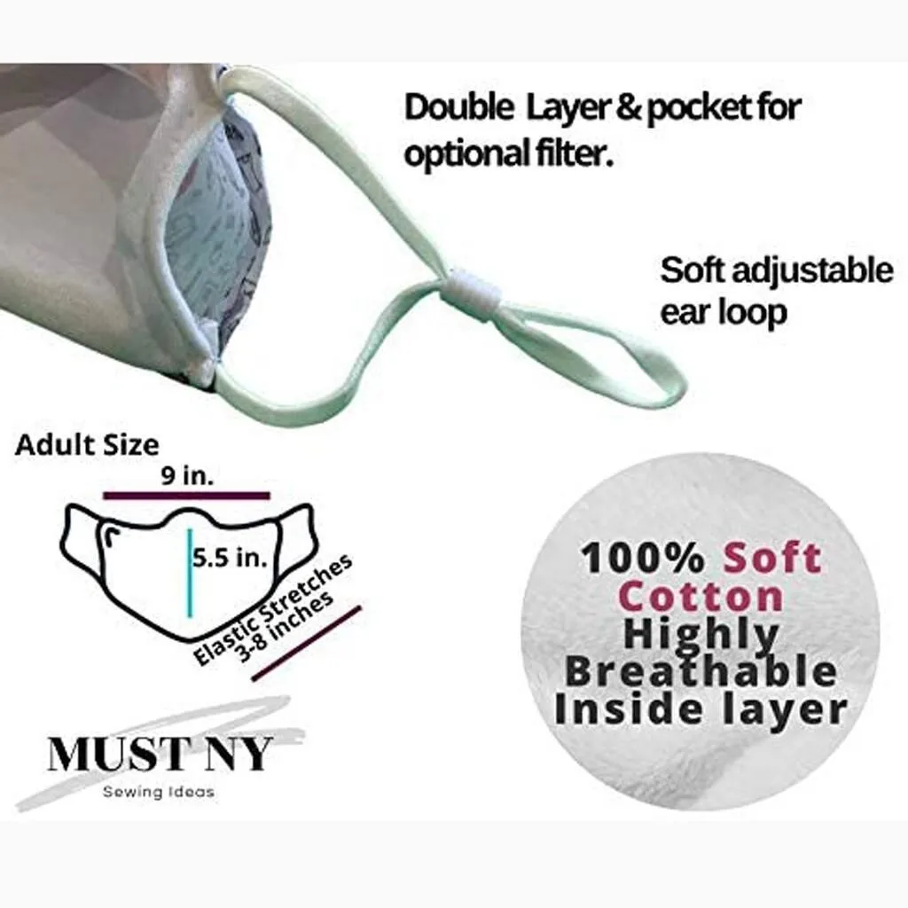 1pc Fashionable Design Sense Graffiti Reusable Mask Adjustable And Washable Reusable Masks For Men And Women Comfort Mask