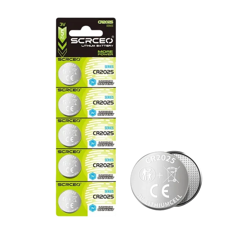 Top3V CR2025 CR 2025 Lithium Button Battery DL2025 BR2025 5003LC LM2025 3V Coin Cell Watch Batteries For Toys Clock Computer