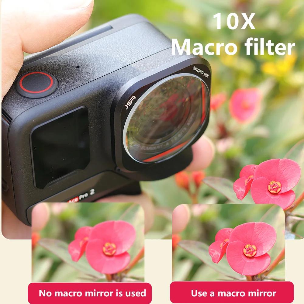 Suitable for Yingshi 360 AcePro2 macro filter, macro microscope lens, professional photography and photography filter