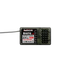 Ricevitore Radiolink R6FG originale 2.4G 6-ch giroscopio integrato per trasmettitore RC6GS, RC4GS, RC4G, RC3S, T8FB