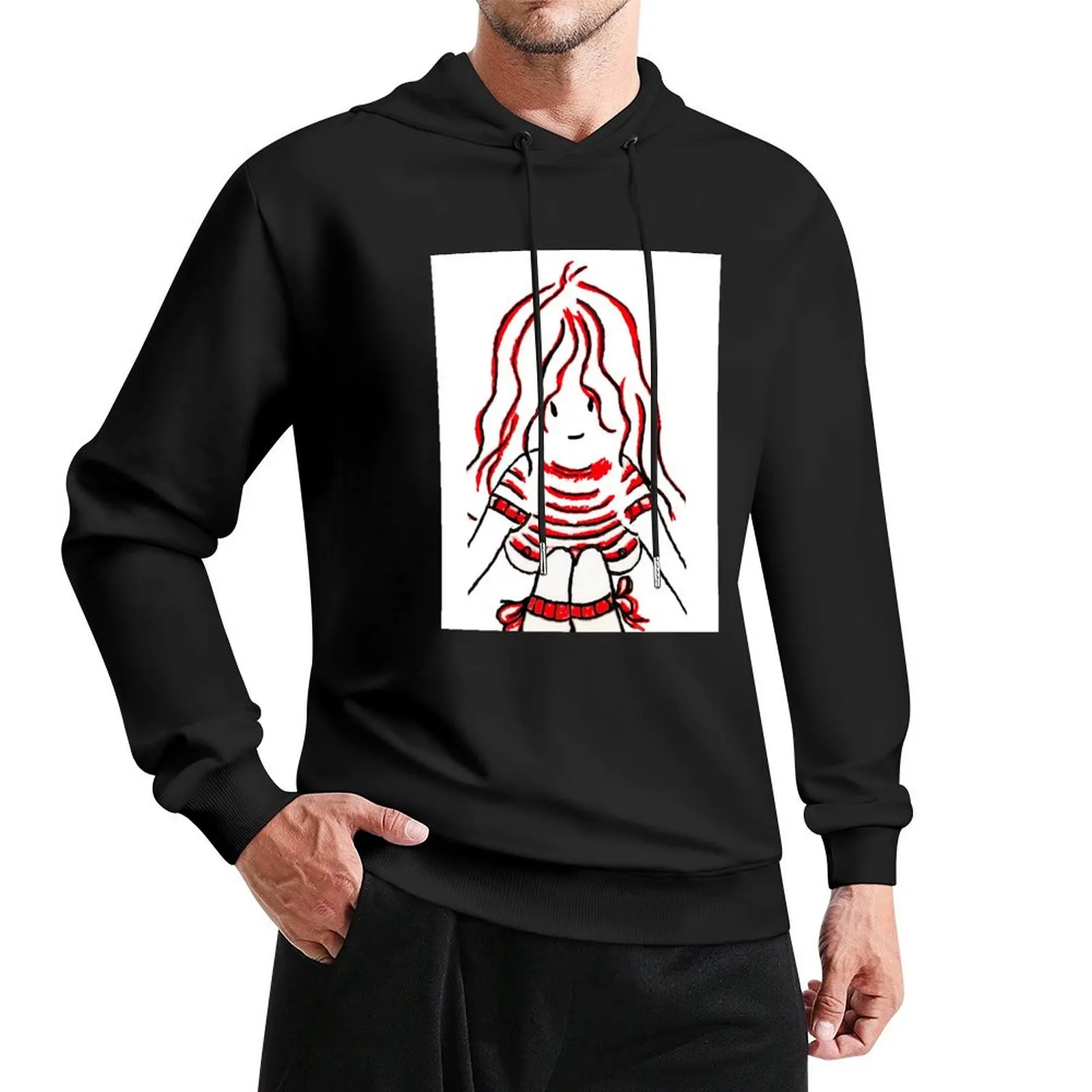 MYLENE FARMER DRAWING Pullover Hoodie men clothing streetwear men anime clothing new hooded tee