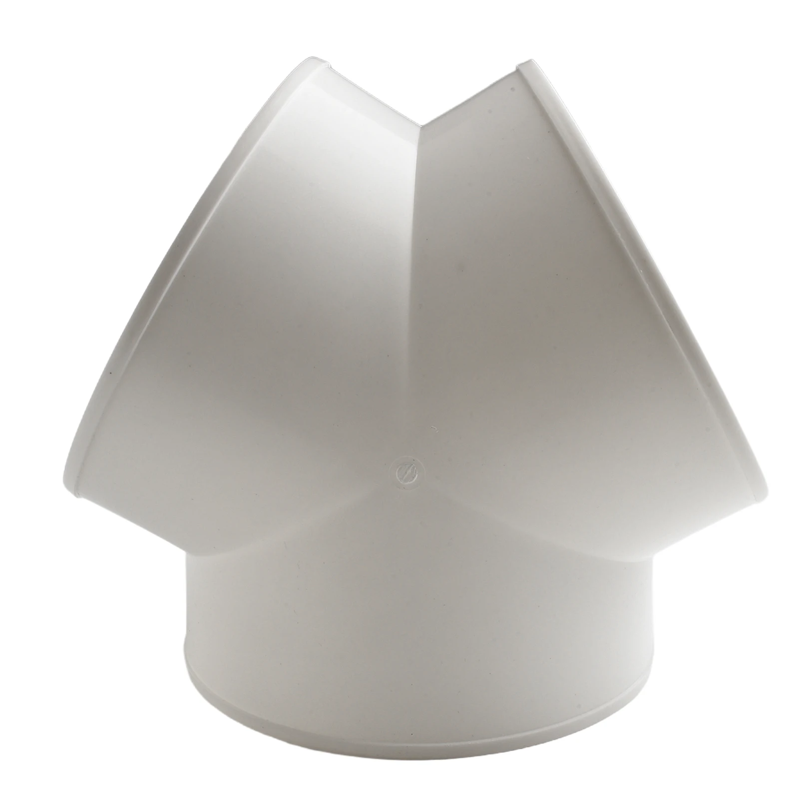 200mm/7.9in PVC Y Shape Ducting Splitter High-quality PVC Material Solid Plastic Ducting Versatile Compatibility Airtight Fit