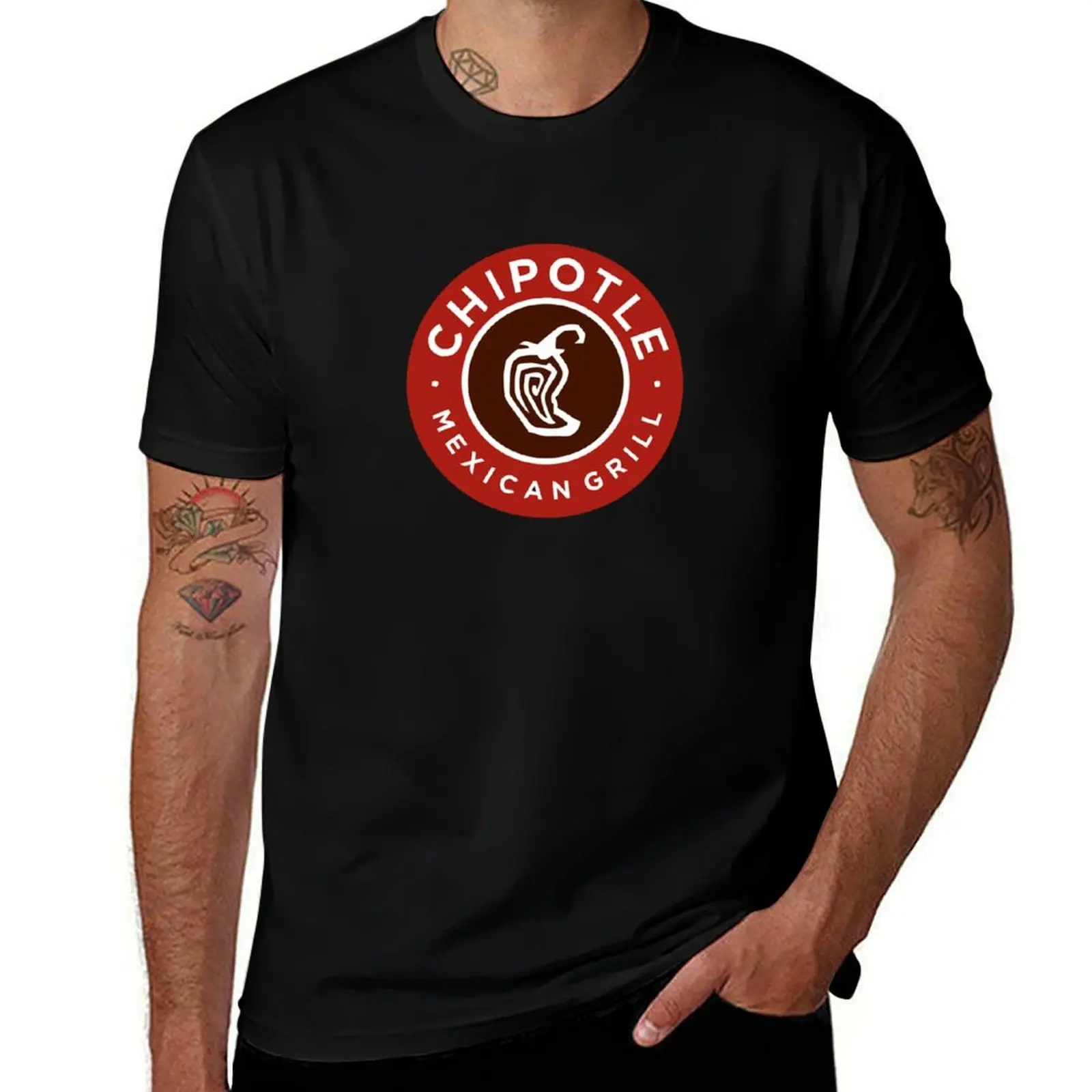 Contemporary Chipotle Mexican Grill Glass-front Alkoven Display T-Shirt Casual Soft Cotton Short Sleeve Tee T-Shirt