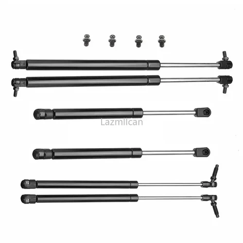 Imagen 1 del producto Varilla de soporte de 6 piezas 55136764 AA capó + puerta trasera + soportes de elevación de ventana trasera kits de elevación para Jeep Grand Cherokee WJ/WG 1999-2004 SG 404018