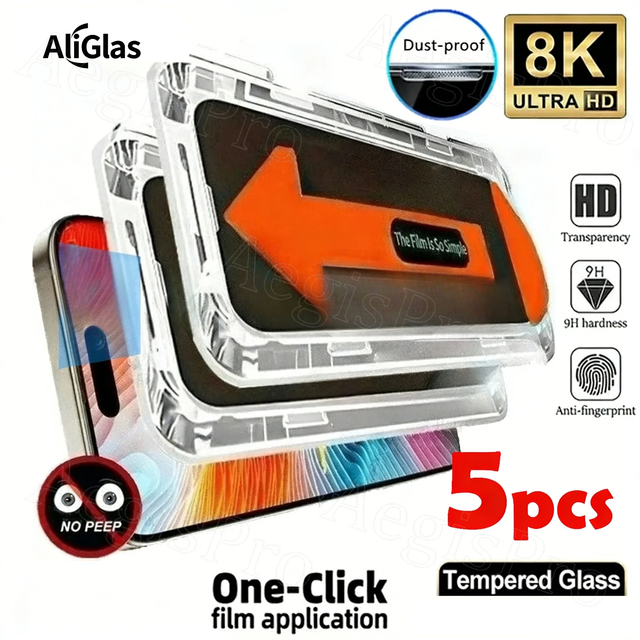 

5 шт. защитных пленок от подглядывания на весь экран для iPhone 17 Pro Max, Air Plus, легко устанавливаемые пленки для iPhone серий 11, 13, 12, 14, 15, 16