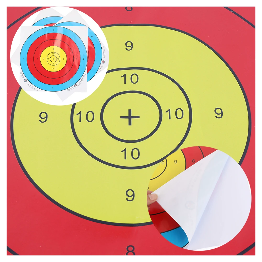 

10X 40x40CM Archery Target Paper Hunting Shoot Target Practice Competition Practice Target Practice Competition Adult Sports