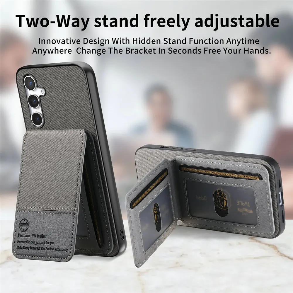 Anti-theft Leather Card Case for Samsung Galaxy A56 A36 A26 A16 A06 A17 07 A 56 A55 A35 A25 A15 A05 A04 A14 A24 A34 A54 5G Cover