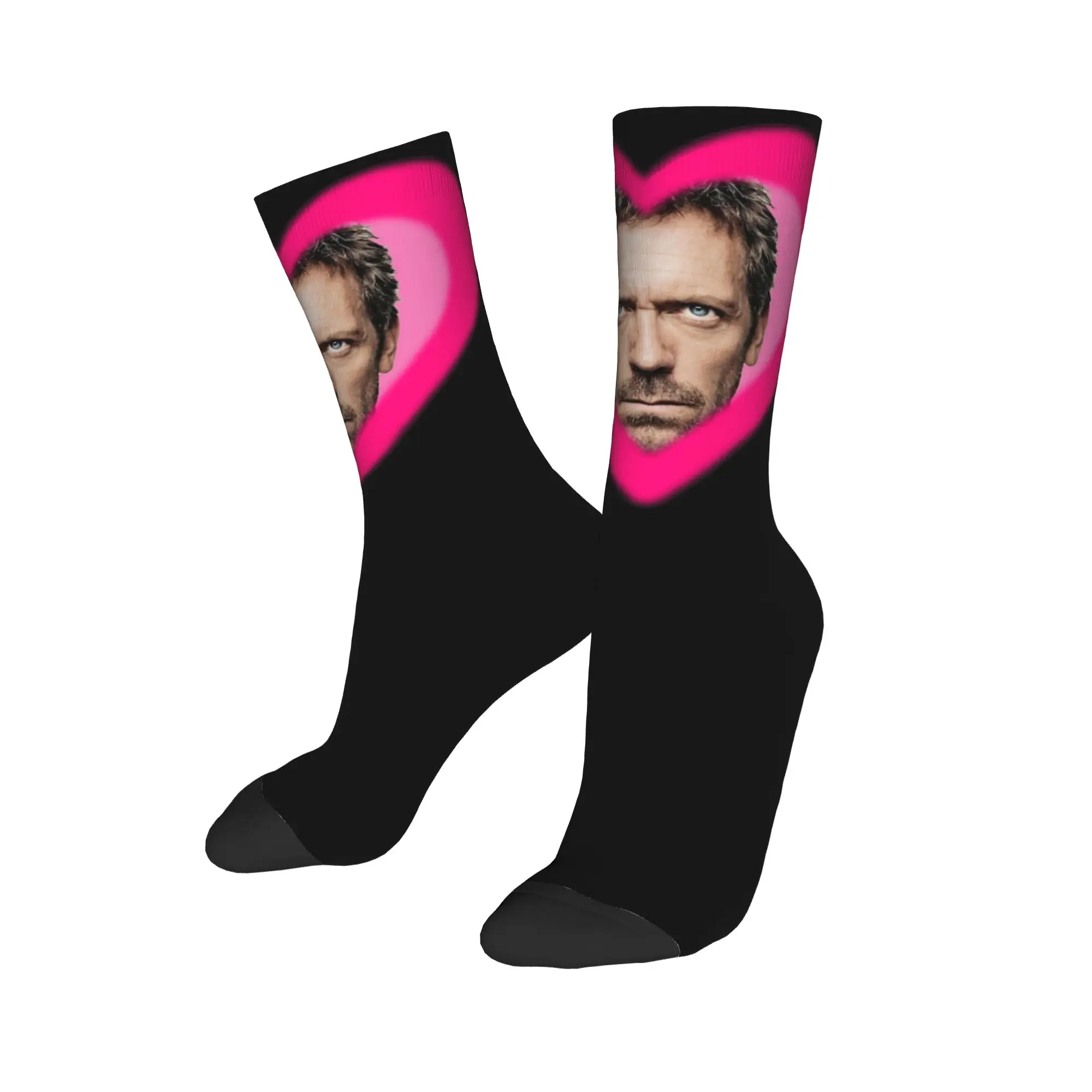 

House MD Dr Gregory House Print Socks Accessories for Sports Wear Sweat Absorbing Print Socks
