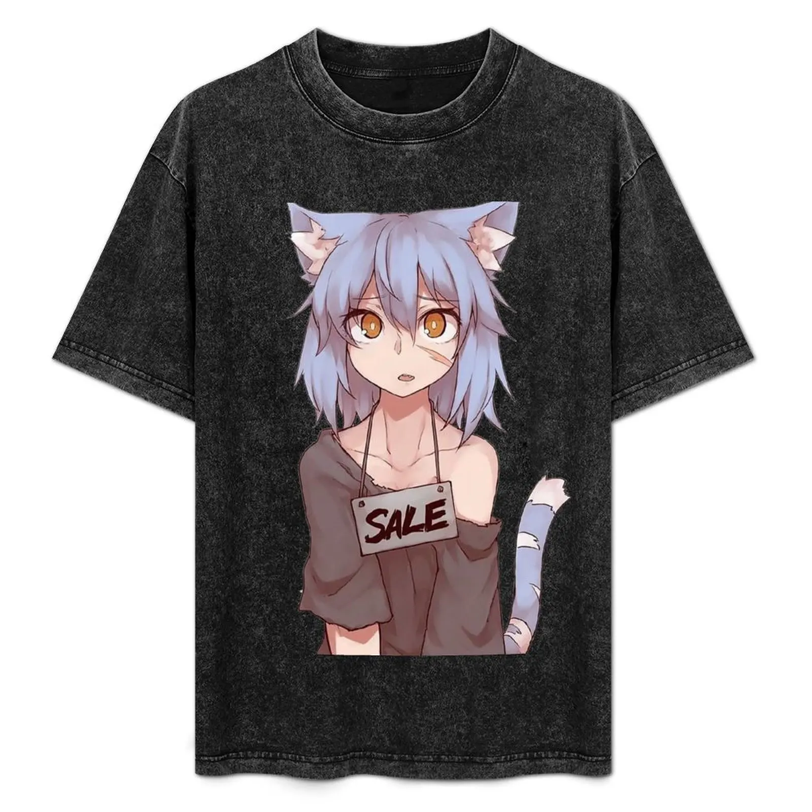 

Poor Neko T-Shirt Long Lasting Casual T-Shirt