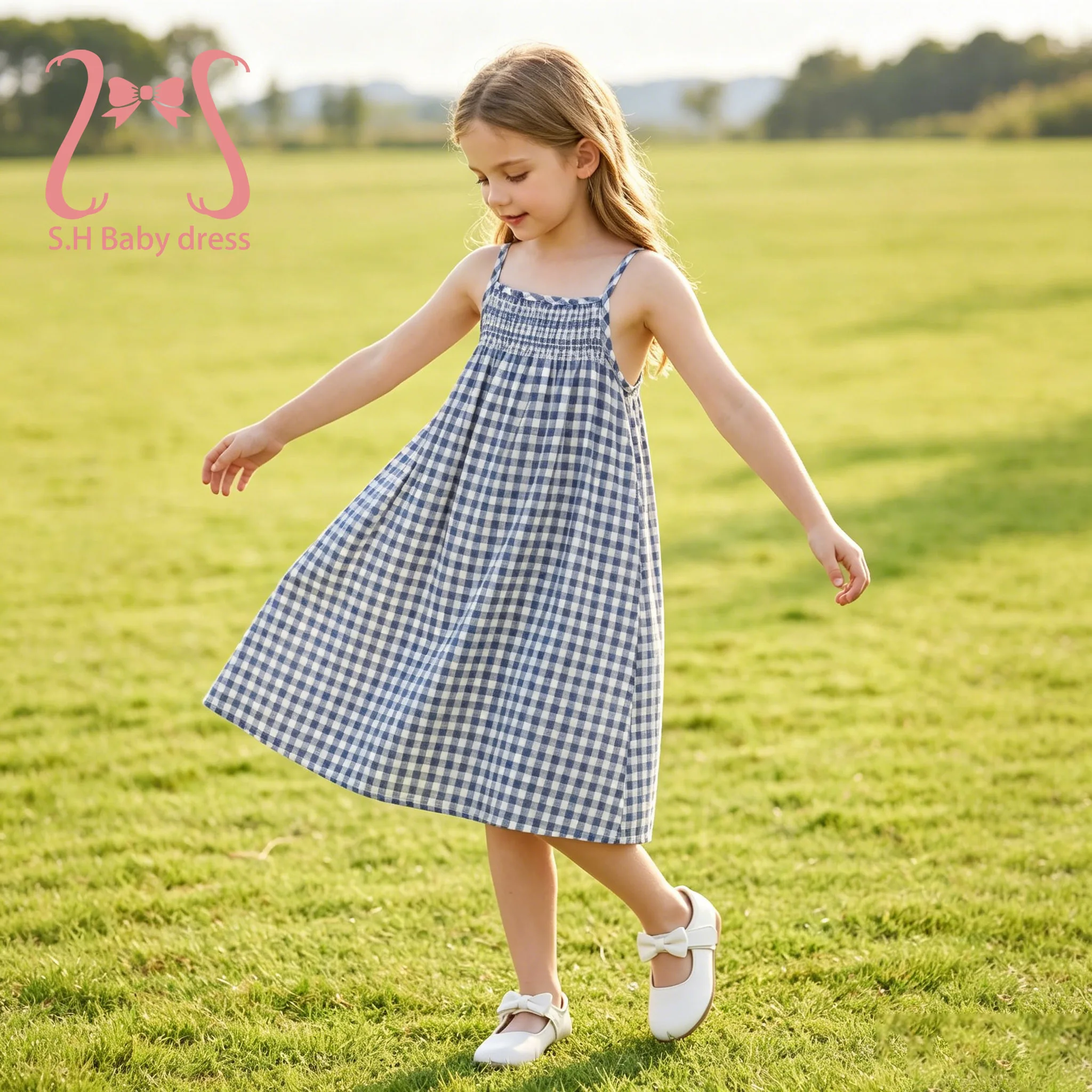 Baby Clothing H&M - Toddler Girls Plaid Cami Dress Summer