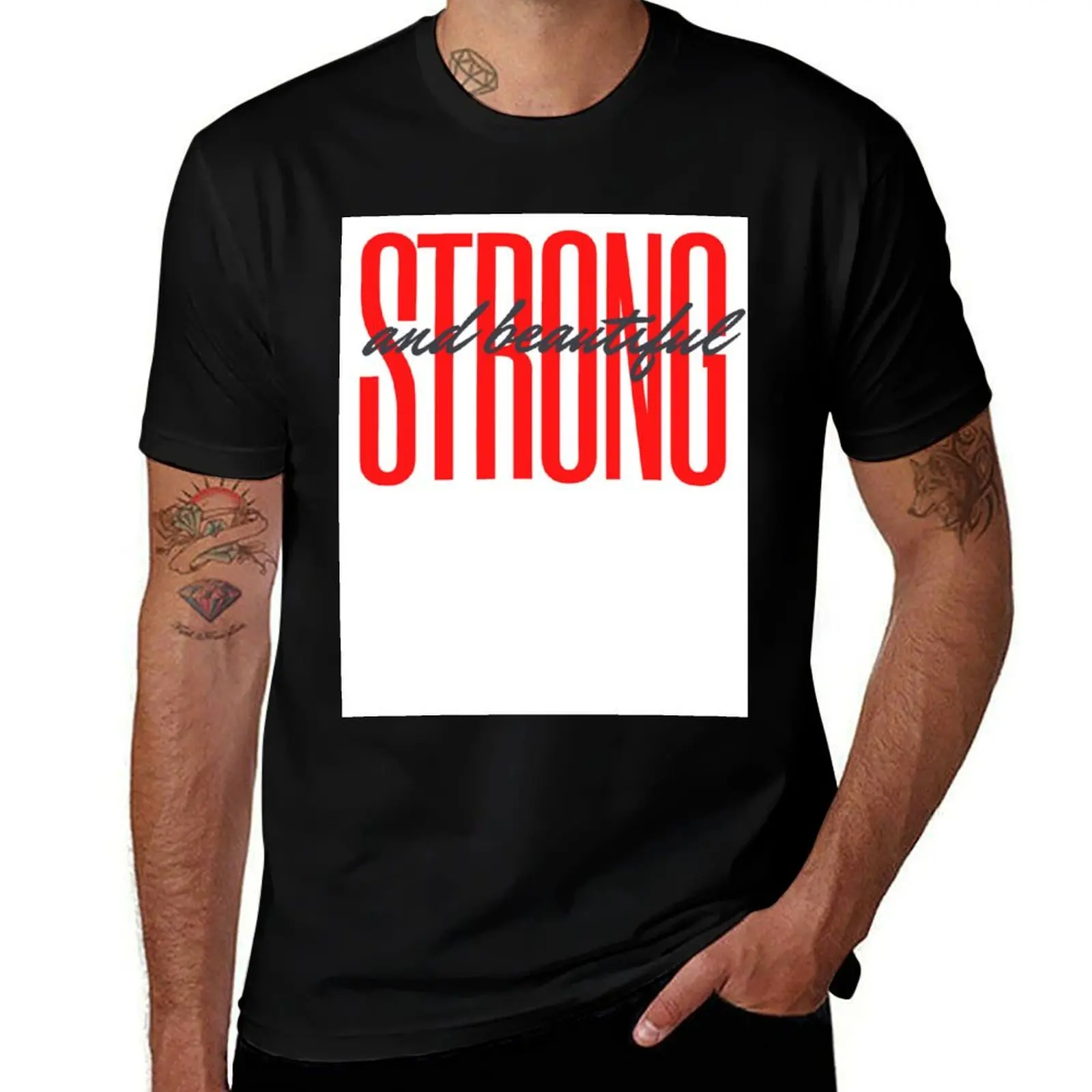 

Strong Beautiful Lady Gym Workout Fitness Muscles T-Shirt man clothes funny costumes sports fans clothes for men