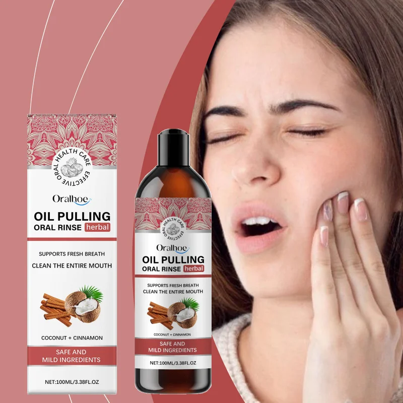 

Fresh Breath Mouthwash-Oral Odor Stain Remover For Daily Dental Care, Deep Cleaning Formula With PEG-40 Hydrogenated Castor Oil