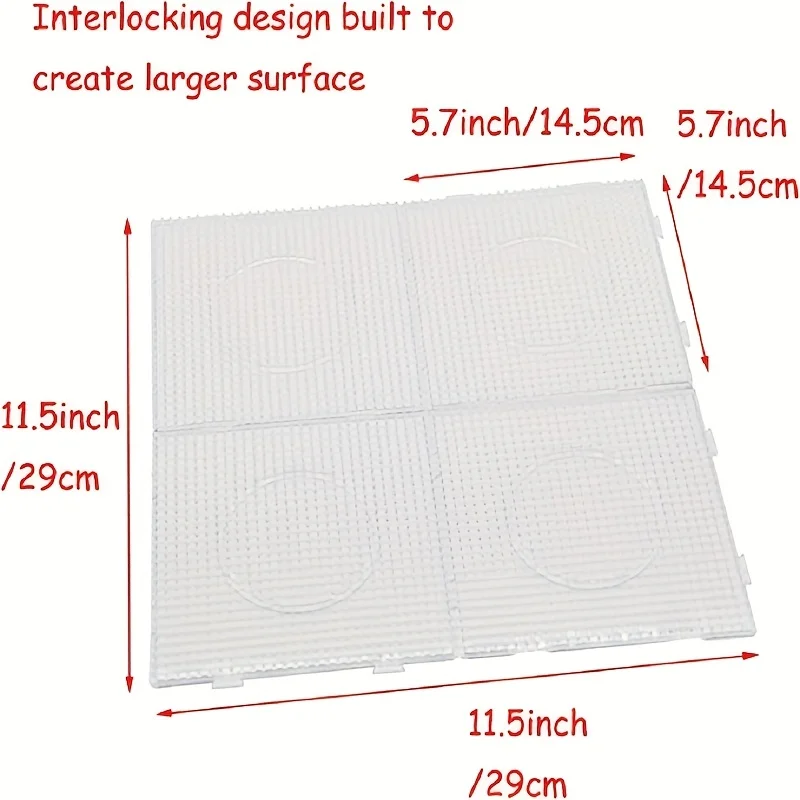 Fuse Beads Making Mold Fusing Pegboard Large Square Size Fusing Beads Pegboard Can Be Spliced for Fuse Beads Making Handcraft