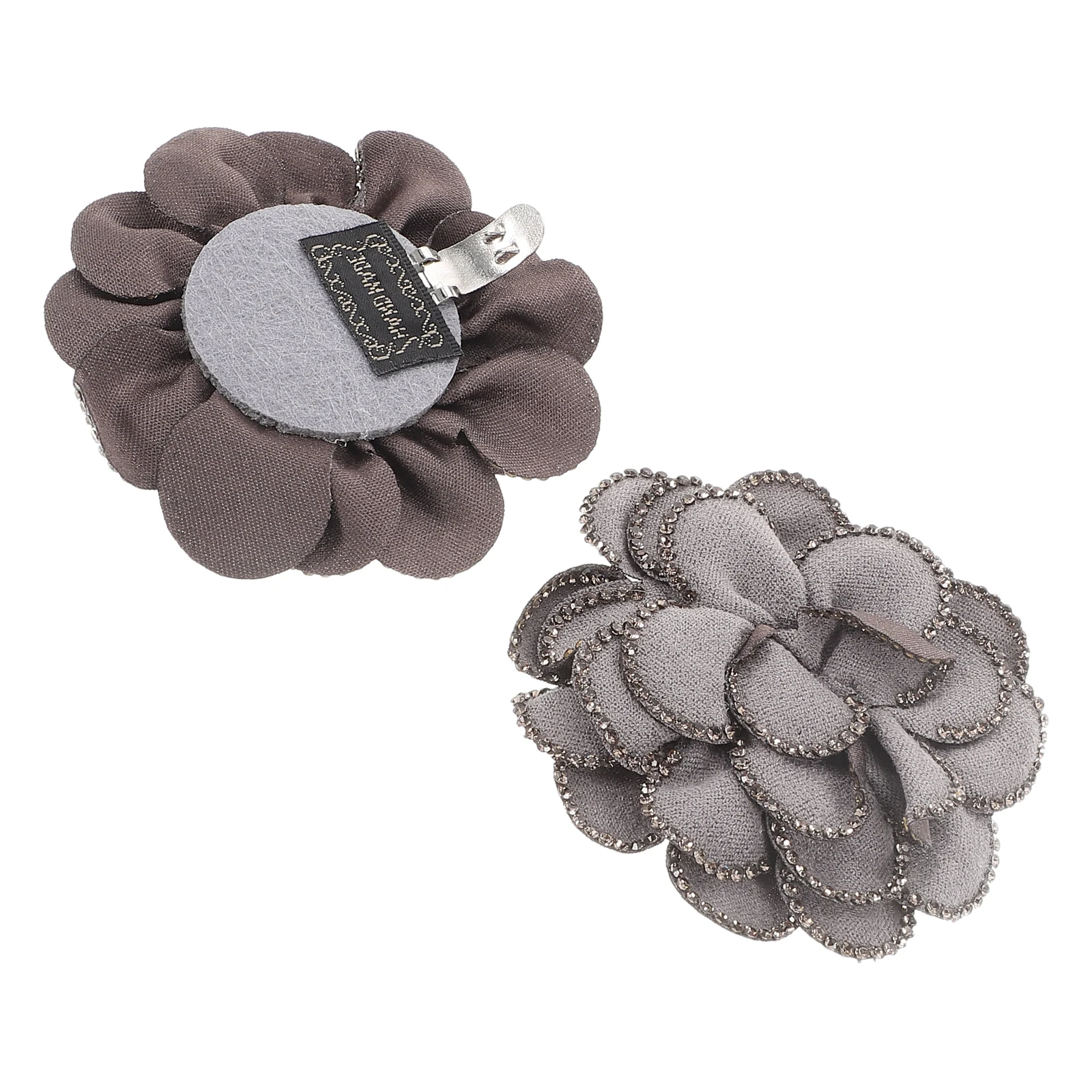 

2 Pcs Shoe Flower Jewelry Clip on Bows for Shoes Slippers Butterfly Cloth Clothing Cute Accessories Buckle