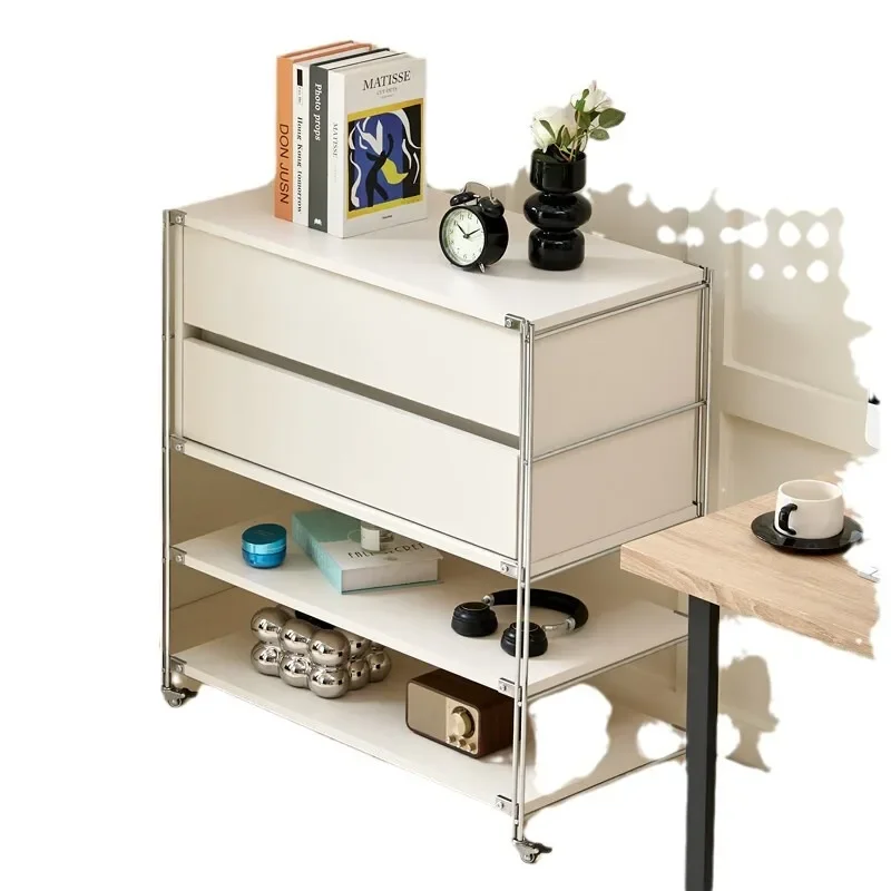 Bauhaus storage box, sofa storage cabinet, bedroom multi-layer mobile cabinet, medieval living room magazine shelf
