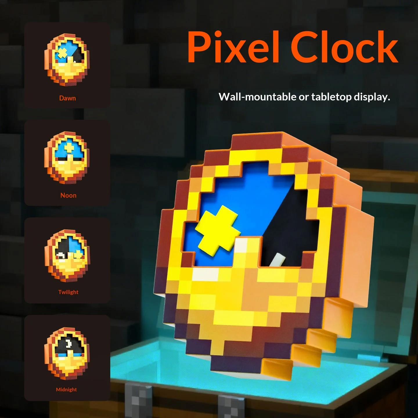 زينة الساعة الطرفية الأنيمي، يمكن وضع ساعات المنبه عموديًا كهدية للرجال والنساء، وألعاب لعيد الميلاد