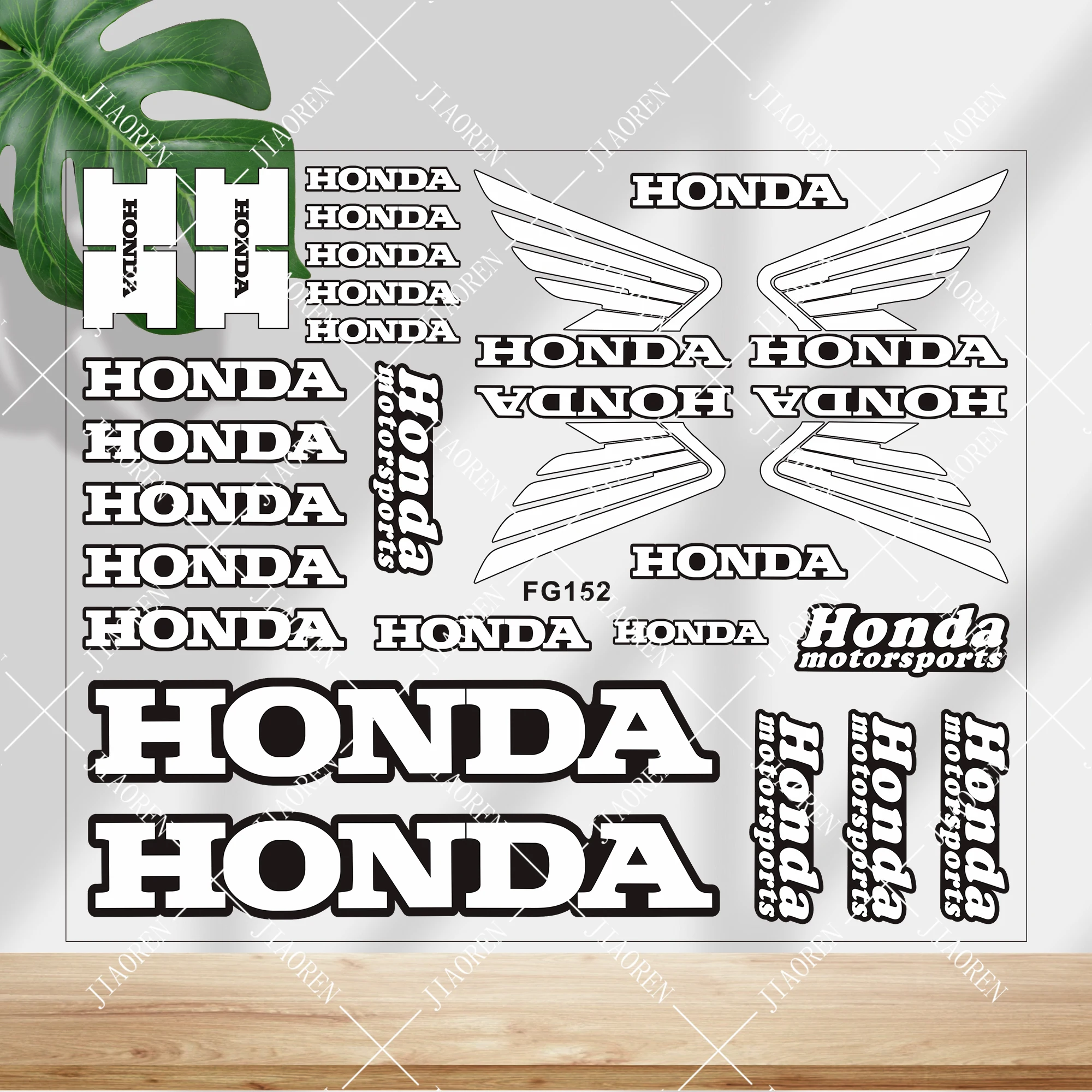 

Виниловые наклейки на крылья Honda Cbr650r Cbr500r Cb500x Cbf600x Cb650r