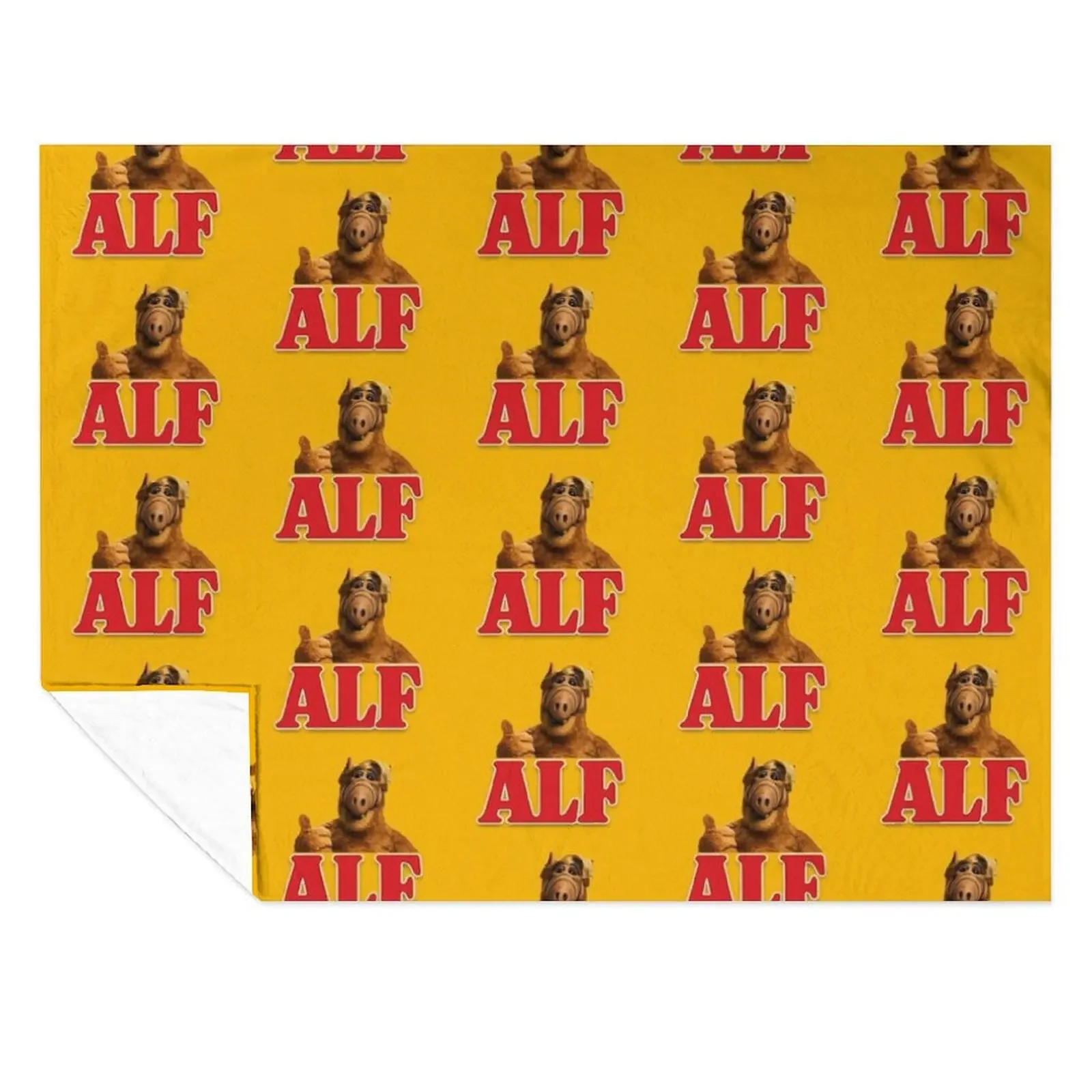 

ALF - Alien Life Form Throw Blanket Plush Hairy manga wednesday Blankets