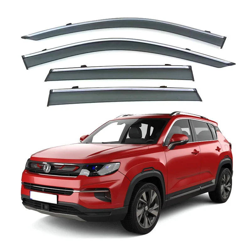 Suitable for Changan CS35 PLUS 2018-2024 window rainproof brows and weather shields modified accessories