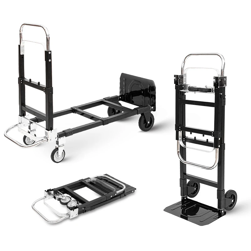 Multifunctional Hand Truck, Foldable Hand Truck, Telescoping Hand Truck, Cargo Transport Hand Truck, Utility Hand Truck