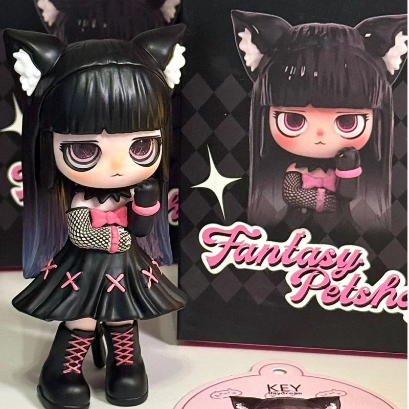 Original Kiki Fantasy Pet Shop Serie Blind Box Gotischer Stil Statue Kawaii Mädchen Figur Desktop-Ornament Trendiges Geschenk