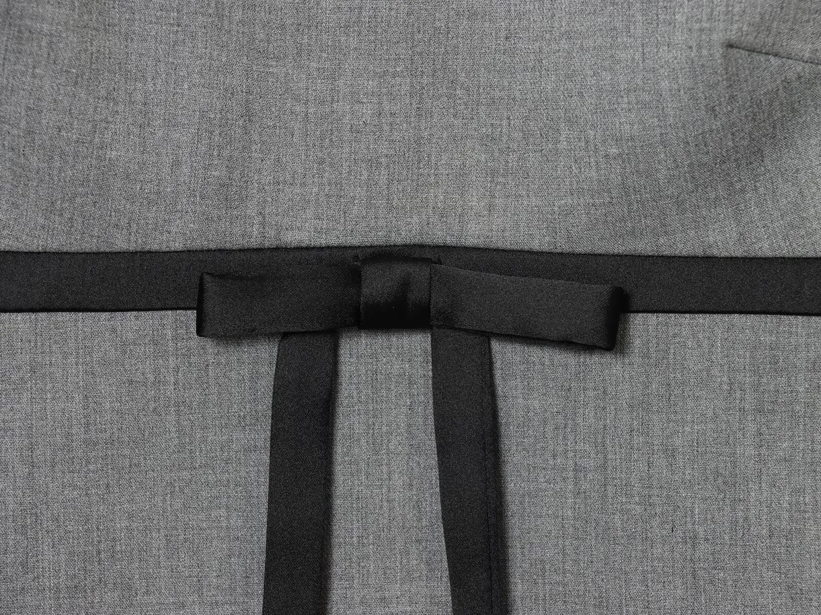 BSAY lady Butterfly knot satin texture mini dress 2025 fall new chic female back zip Round neck sleeveless vest dress mujer