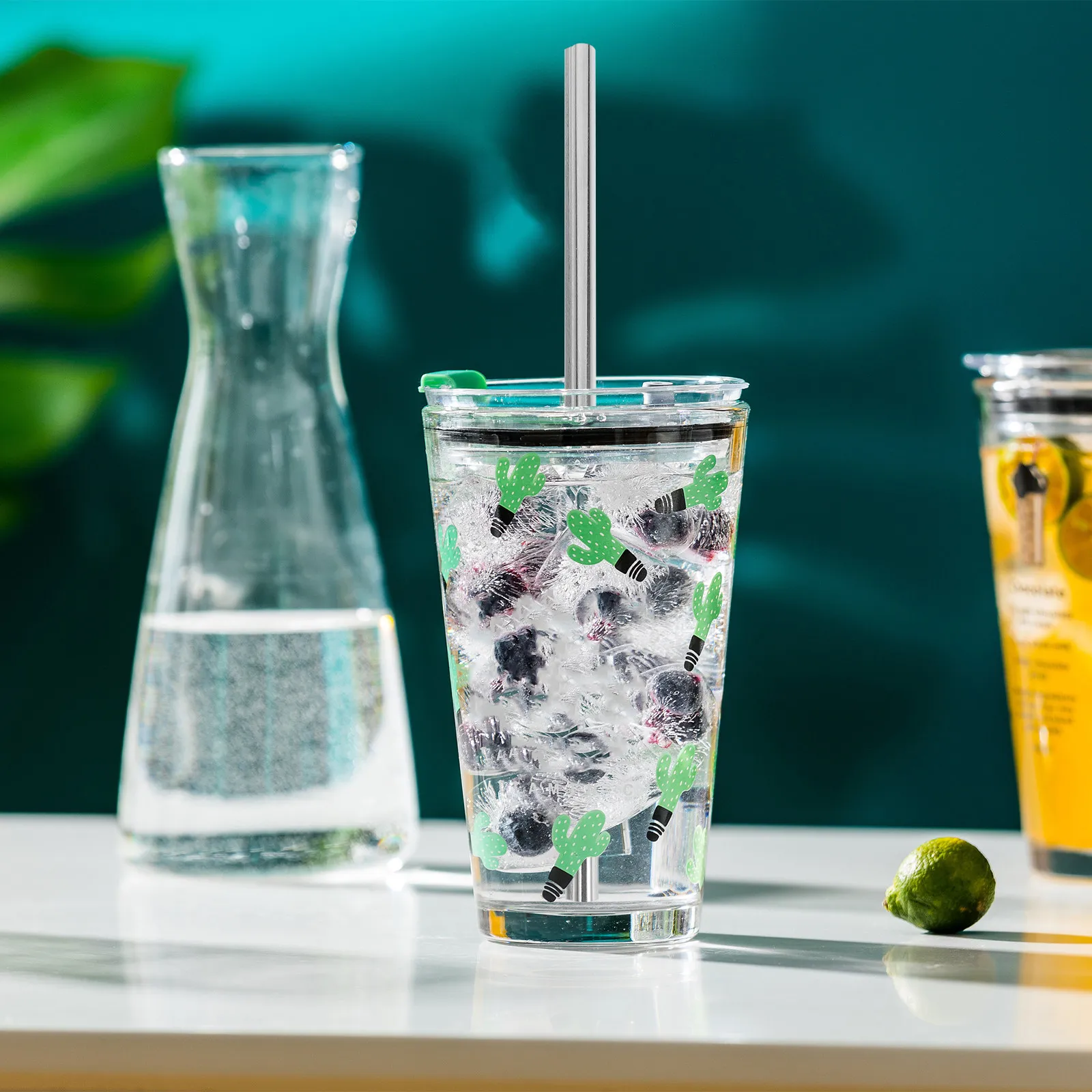 

1Set Stainless Steel Heart Shape Straw Reusable Metal Straws Multipurpose Beverage Straws for Milk Tea Coffee Party Supplies