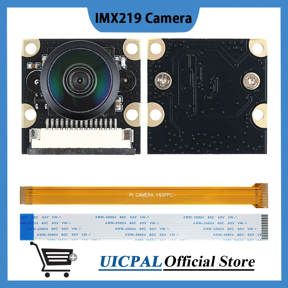 NVIDIA Jetson Nano 보드용 HD IMX219 카메라 모듈 8MP 3280*2464 조절 가능 초점 렌즈 200 160 222도 라즈베리 파이 5용