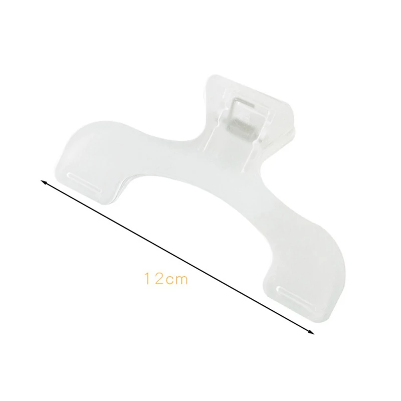 Transparent Plastic Book Clip Simple Reading Aid Fixed Book Holder Bookmarks Creative Design Practical Note Holder for Bookstore