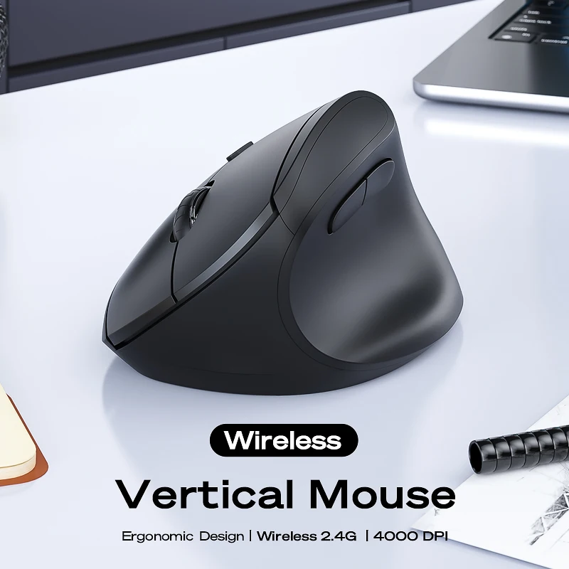 MBlue-M206 PRO Vertical Ergonomic Gaming MouseWireless Charging Gaming KitOptical MouseLaptopDesktop USB Mouse