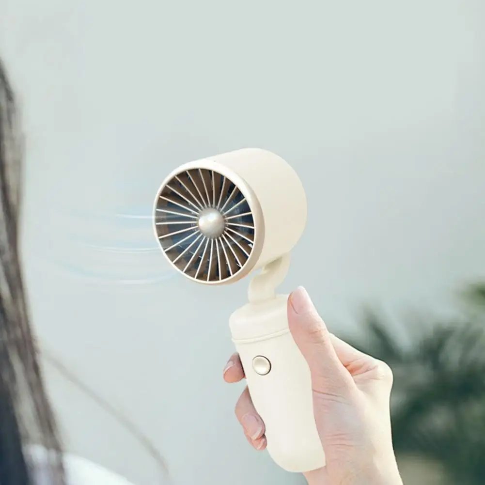 Handheld Fan with Adjustable Tilt Portable Mini Cooling Fan Long Battery Life Fast Charging Low Noise Desktop Fan for Students T