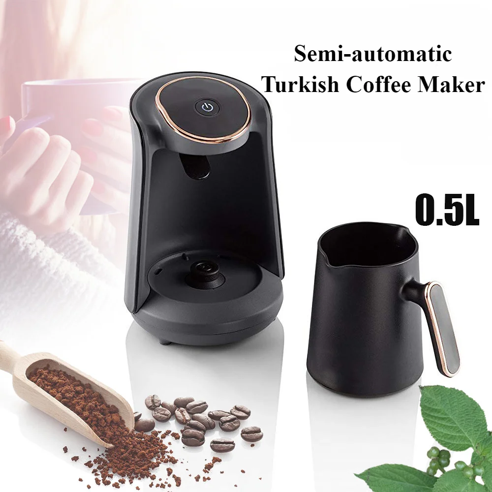 Coffee Pots Moka Pot 0.5L Semi-automatic Turkish Coffee Maker Thermal Cup Coffee Capsules For Coffee Machine Milk Cappuccino