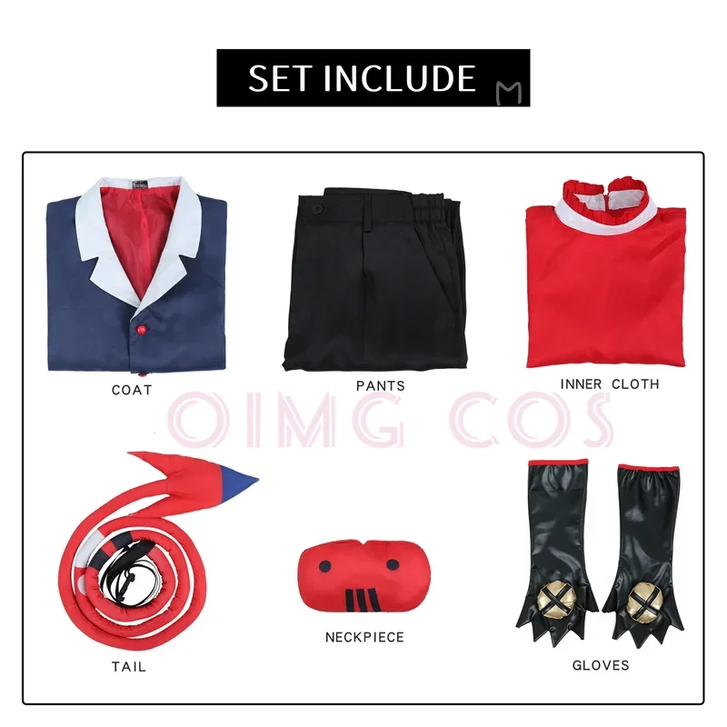 فندق Blitzo تأثيري الزي الرسمي بدلة رجالية أزياء الهالوين