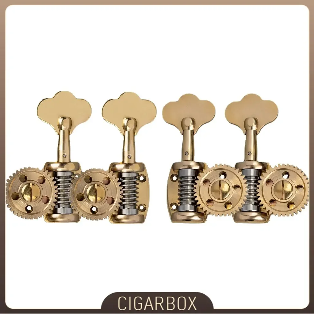 German Style 3/4 4/4 Double Bass Single Tuners Machine Head Brass & Steel Upright  Tuning Pegs