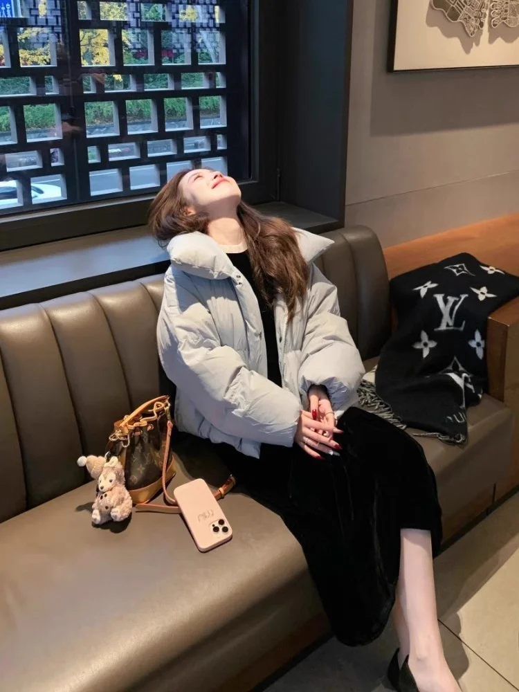 

plus Size Winter Fashion Set for Women Korean Style Quilted Cotton Jacket And Dress Two-Piece Suit Elegant Lady Casual Wear