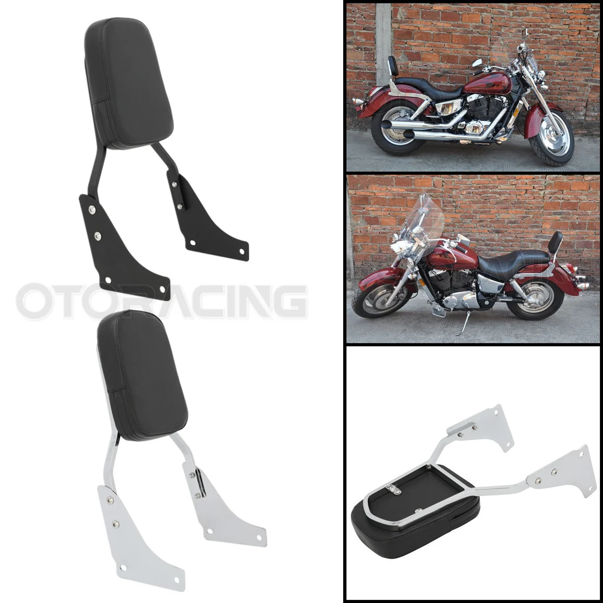 Motorcycle Backrest Sissy Bar For Honda VT1100 VT1100C Spirit VT1100C2 ACE Sabre VT1100T Shadow ACE Tour 1100 1995-2007