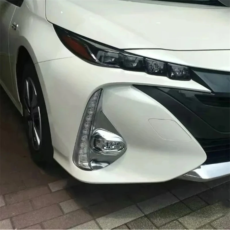 WELKINRY For Toyota Prius PHV Prime XW50 2nd Gen 2017-2019 Car Tail Rear Head Front Fog Lamp Light Grille Airscoop Intake Trim